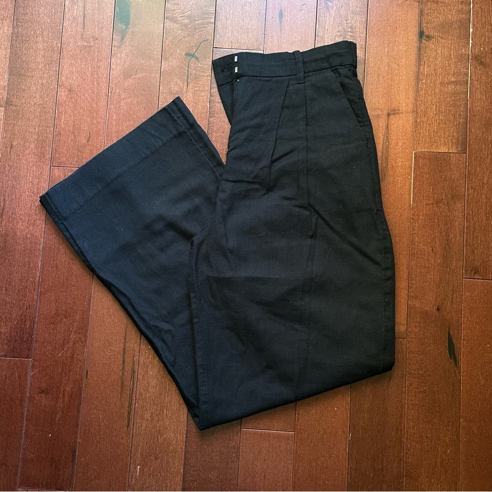 Abercrombie & Fitch Black Linen Trousers - Picture 10 of 11